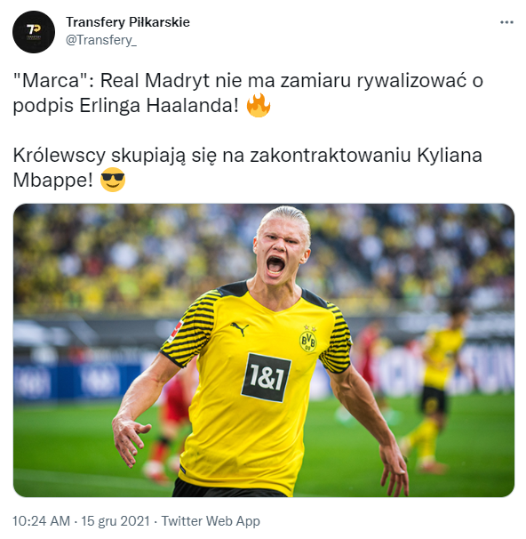 ''Marca'': STANOWISKO Realu Madryt wobec Erlinga Haalanda!